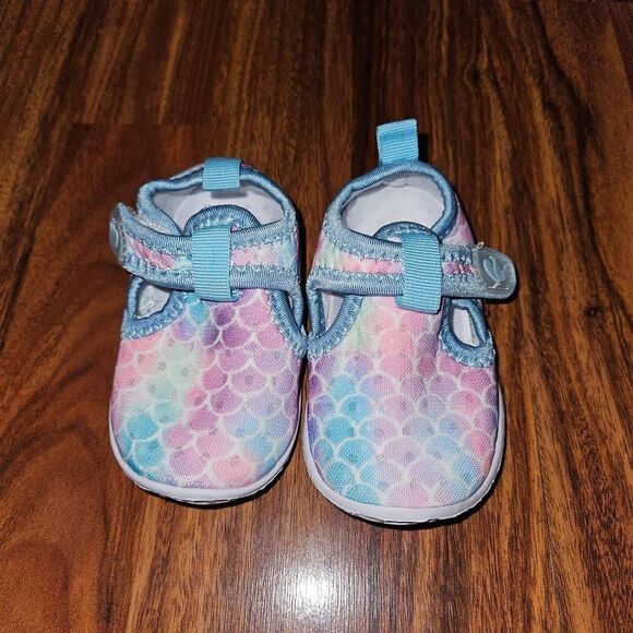 6 For $25 🎃 Feetcity Colorful Mermaid Water Shoe Baby Size 6-12 Months - Picture 1 of 4